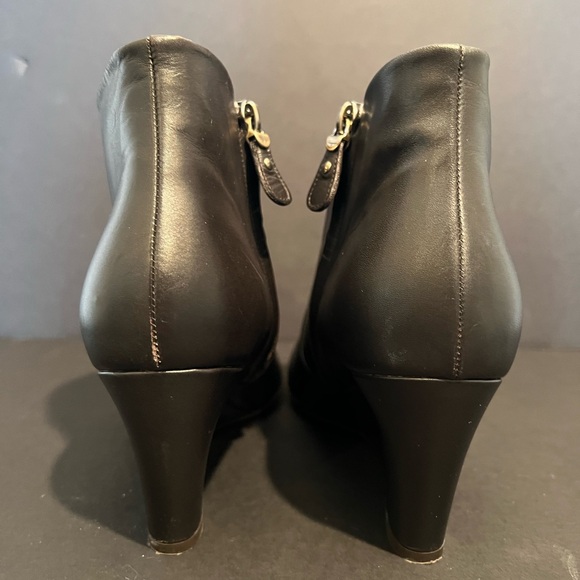 Salvatore Ferragamo Brown Leather Ankle Boot - Picture 4 of 10